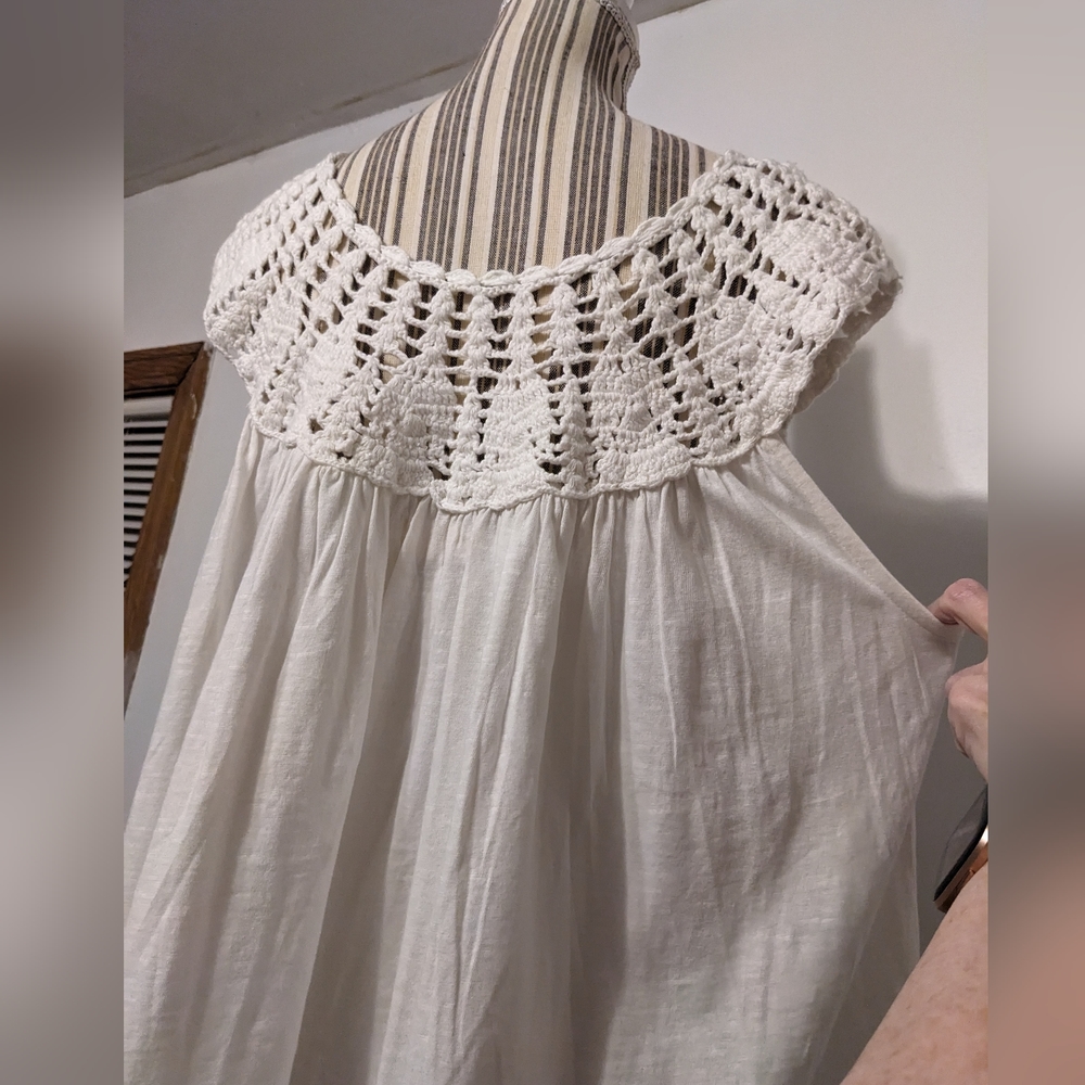 Lucky Brand crochet summer top nwt - Picture 12 of 16
